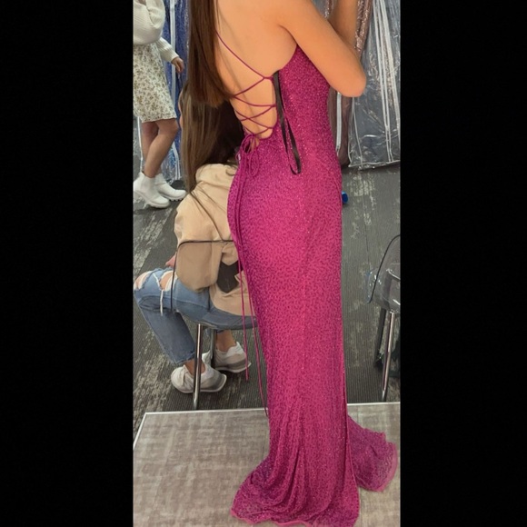 Primavera Pink Prom Dress - Picture 2 of 3